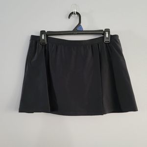 Croft & Barrow Swim Skirt Bottom Black